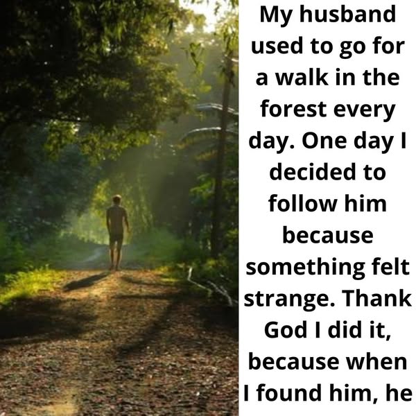 Story Time: Wife Uncovers Astonishing Secret During Husband's Routine Walks